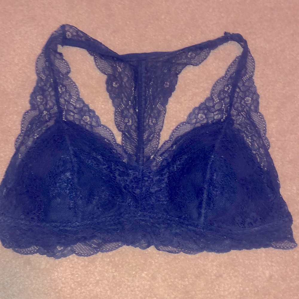 Women’s Navy Blue Lace Bralette